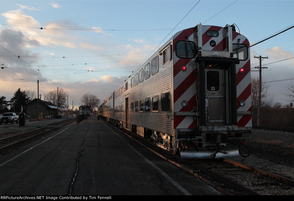 HHR train at Sunset